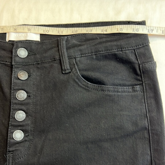 Vervet High Rise Super Flare Distressed Raw Hem VERVET by Flying Monkey Jeans 32 - Picture 10 of 12